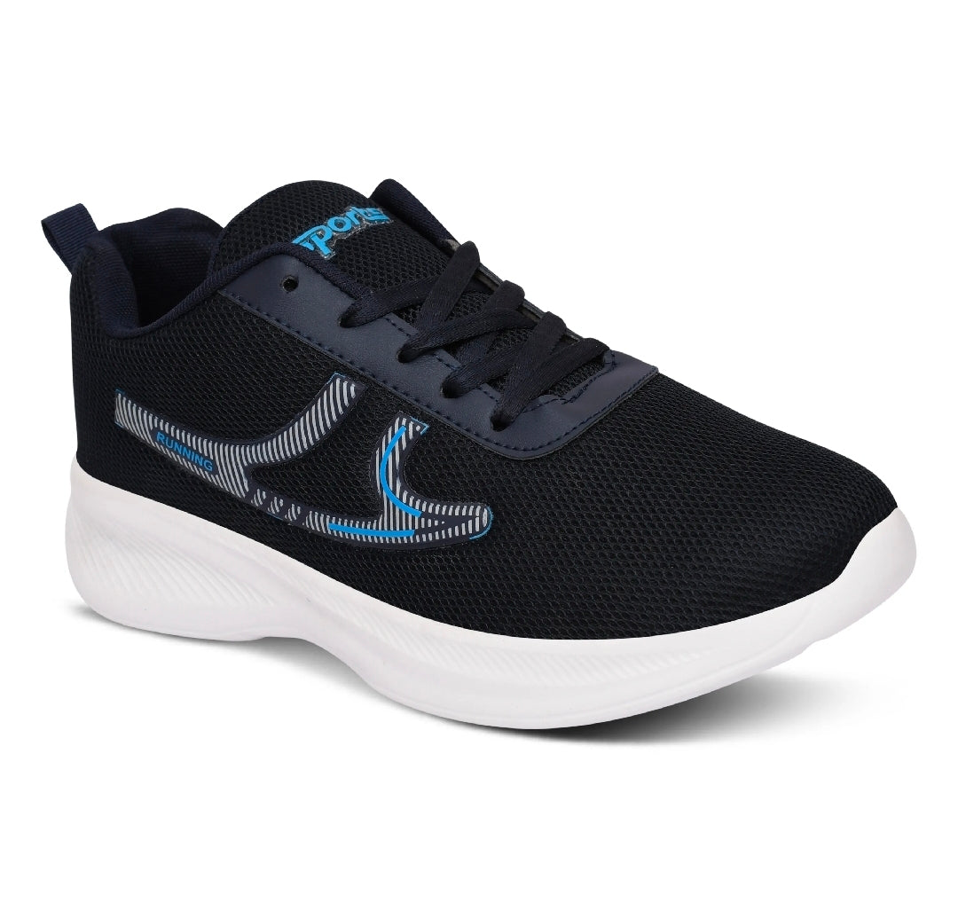 Mens Black Premium | Lightweight Running Training Shoes