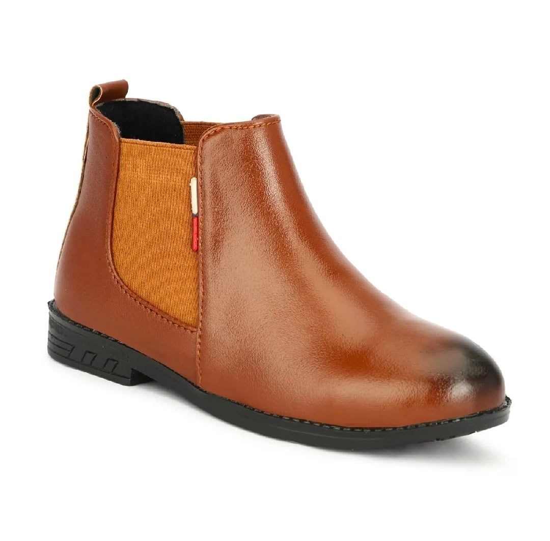 Premium Synthetic Chelsea Boots | Stylish Formal Wear