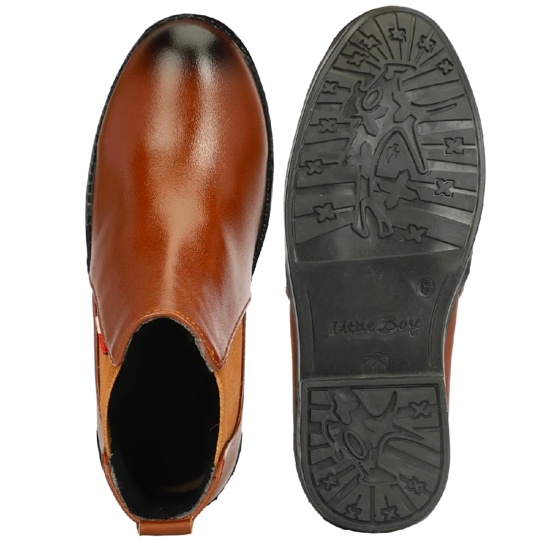 Premium Synthetic Chelsea Boots | Stylish Formal Wear