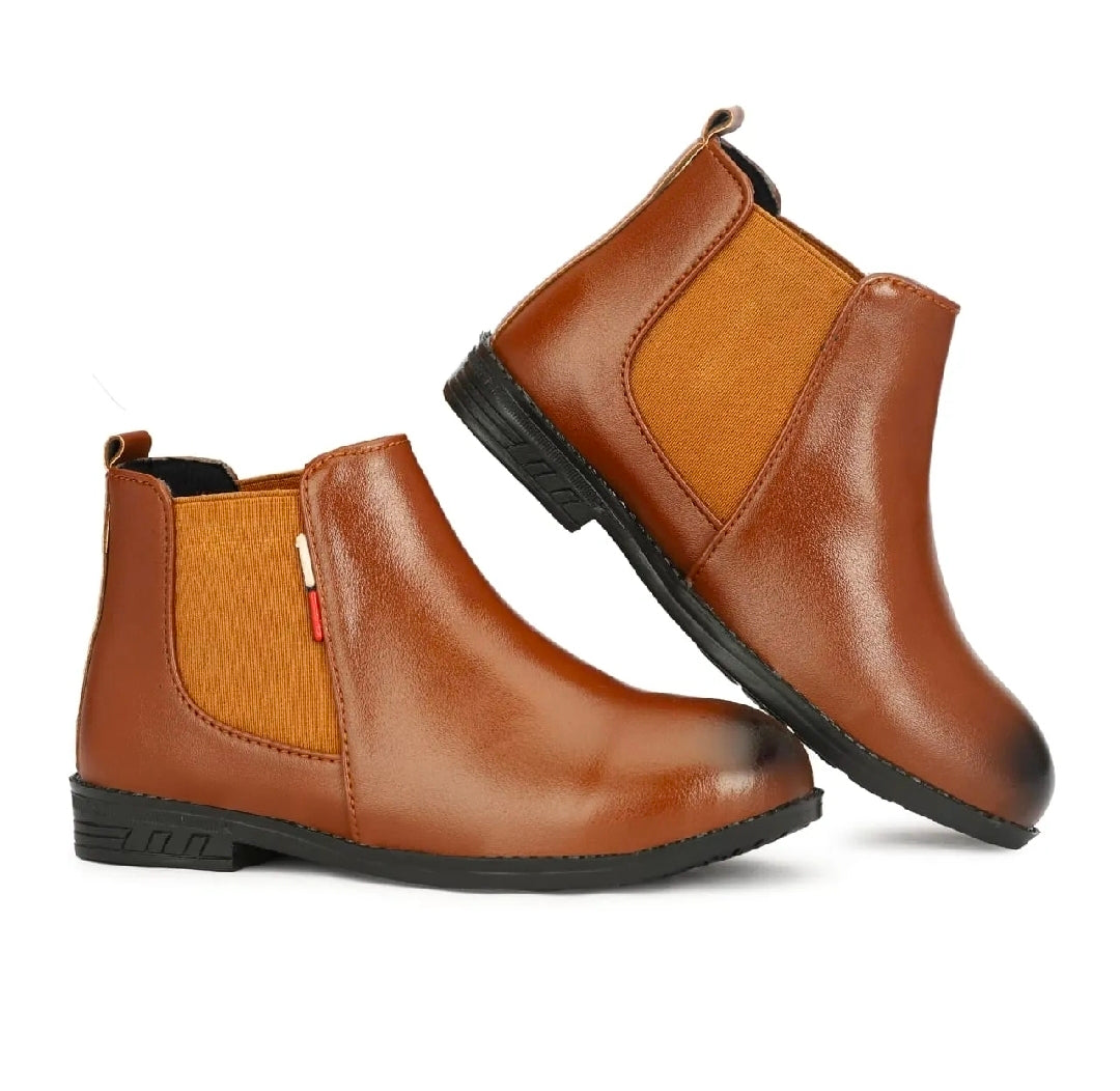 Premium Synthetic Chelsea Boots | Stylish Formal Wear