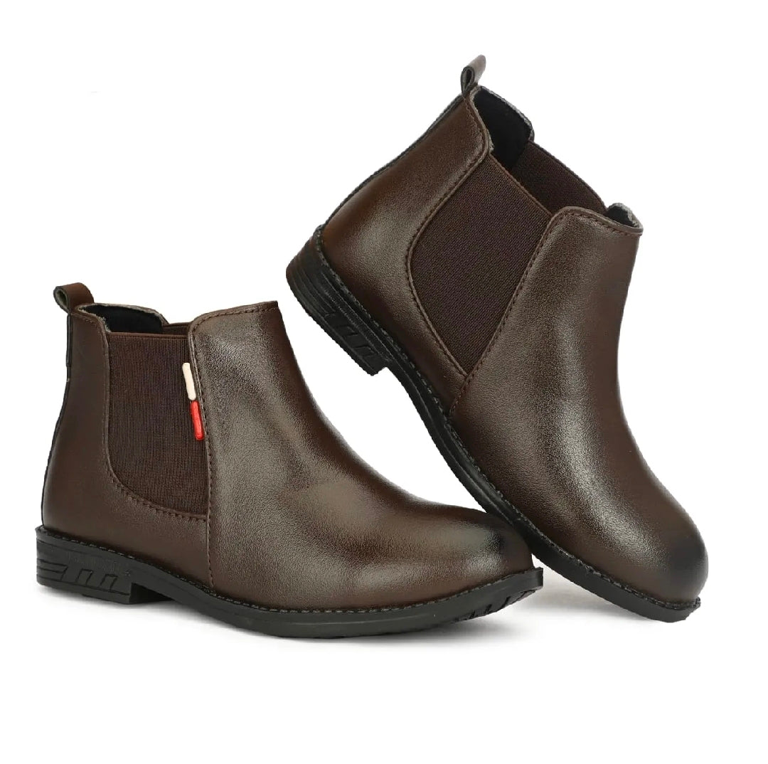 Premium Synthetic Chelsea Boots | Stylish Formal Wear