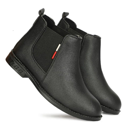 Premium Synthetic Chelsea Boots | Stylish Formal Wear
