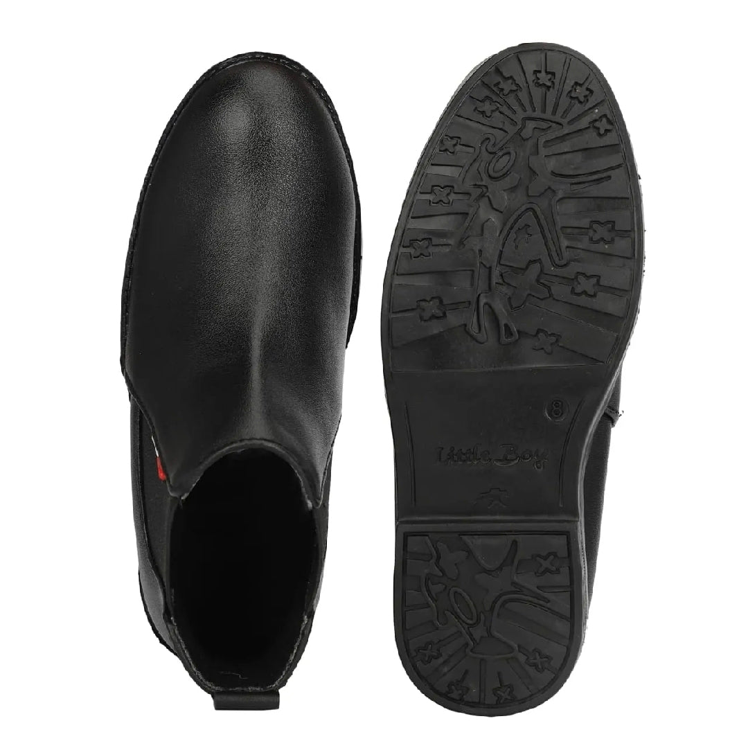 Premium Synthetic Chelsea Boots | Stylish Formal Wear
