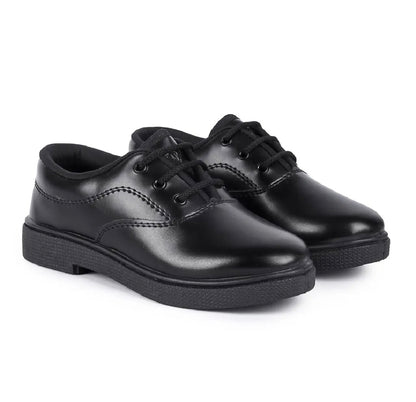 Boys School Shoes | Black Lace Comfortable Daily Wear