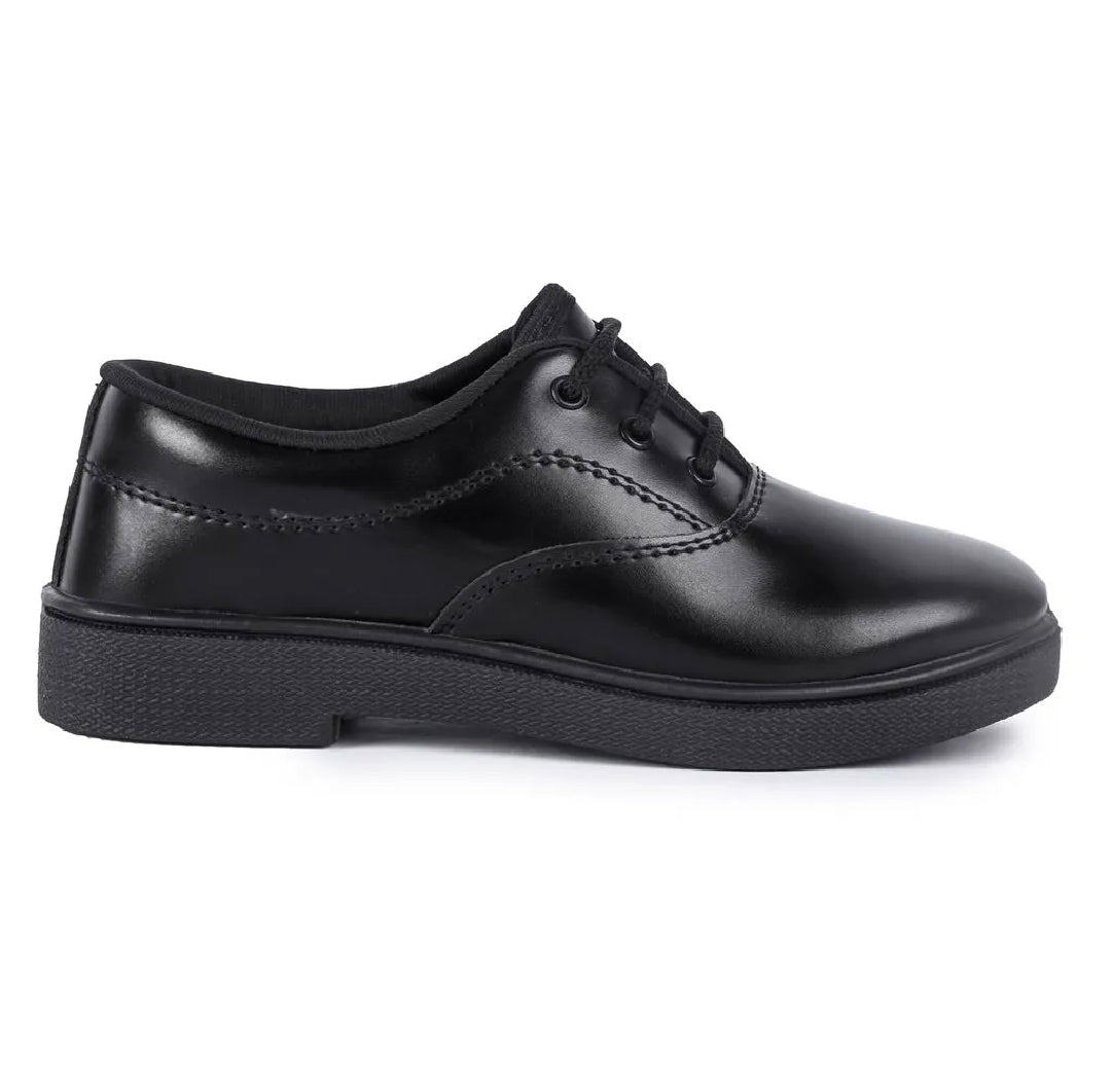 Boys School Shoes | Black Lace Comfortable Daily Wear