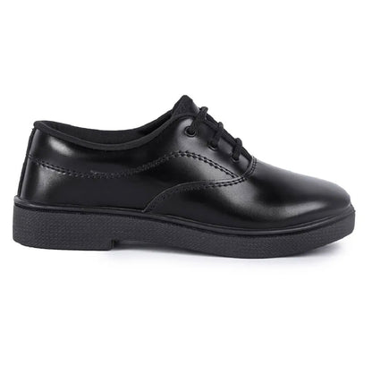 Boys School Shoes | Black Lace Comfortable Daily Wear