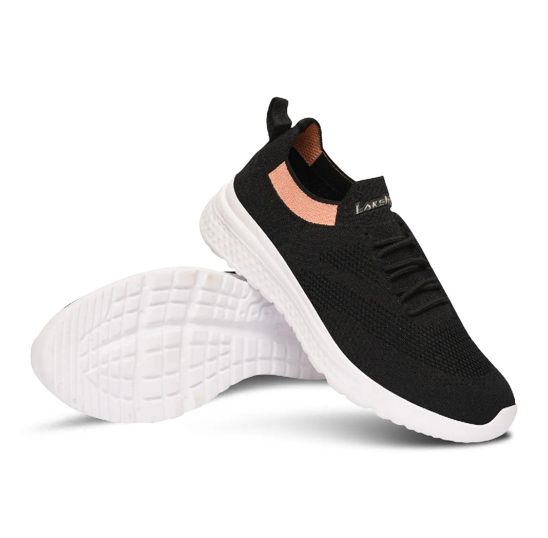 Black Sports Shoes Women | Lightweight Stylish Comfort