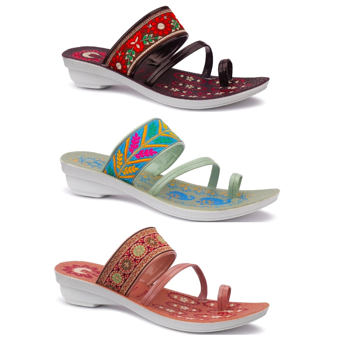 Ladies PU Slippers Women | Stylish Comfortable Daily