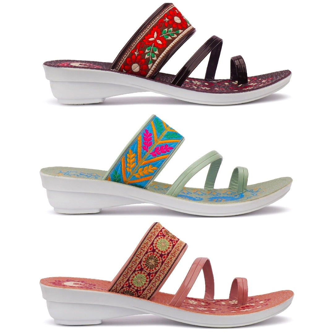 Ladies PU Slippers Women | Stylish Comfortable Daily