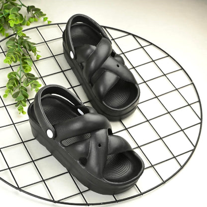 Double Buckle EVA Slides Women | Wholesale Bulk