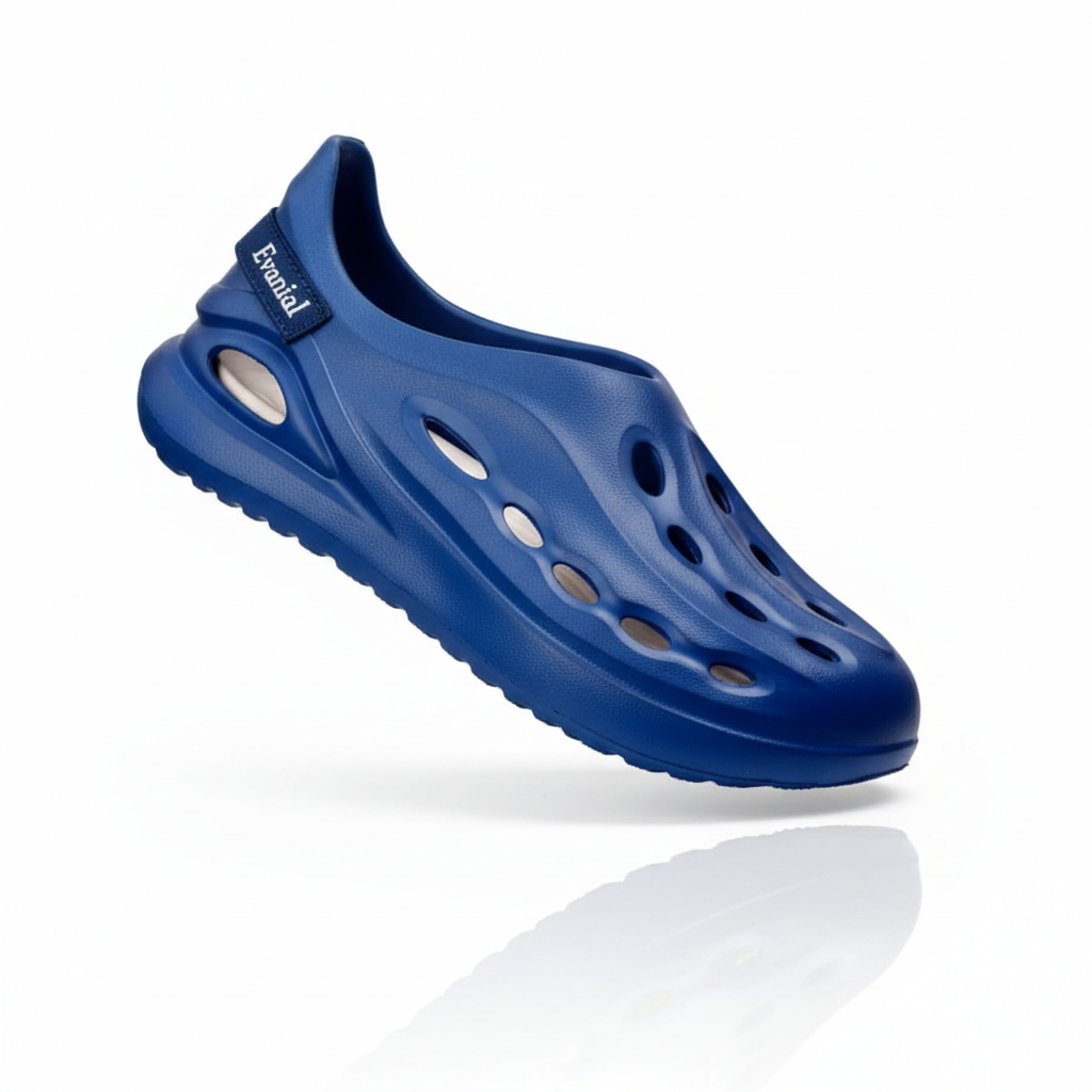 Evanial Mens Stylish Double Color EVA Clogs