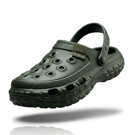 Evanial Mens Tyre Soft EVA Anti-Slip Clogs