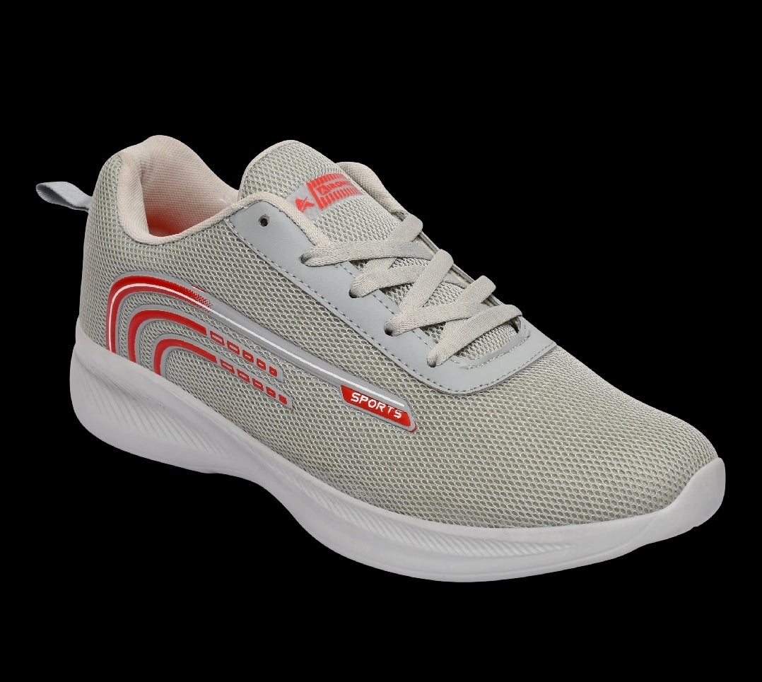 Mens Grey Premium | Lightweight Running Training Shoes