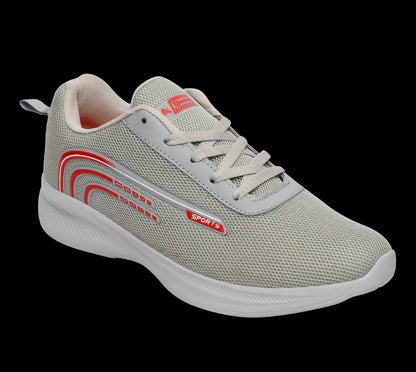 Mens Grey Premium | Lightweight Running Training Shoes