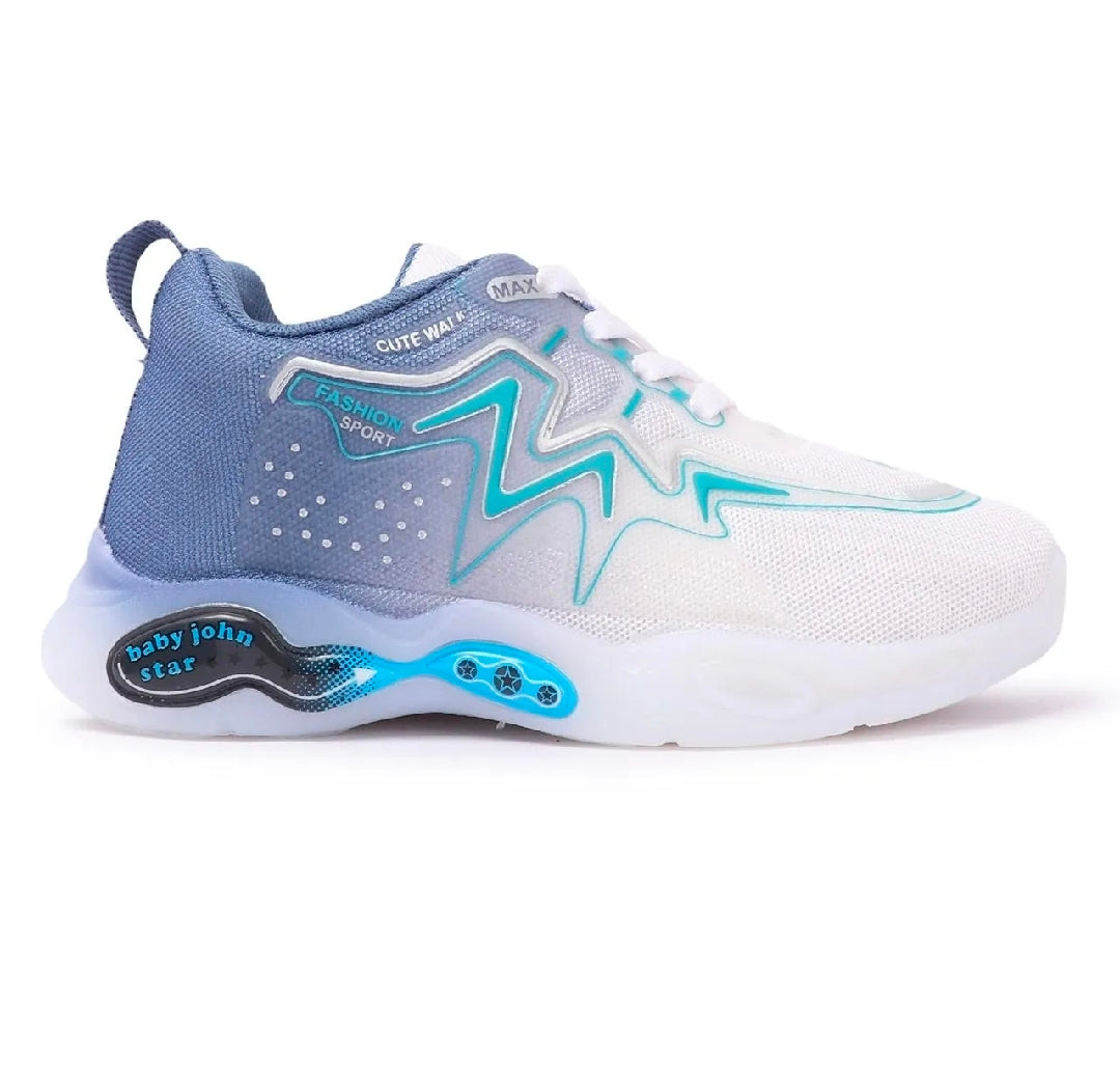 Boys Sea Green | Lightweight Casual Sports Shoes