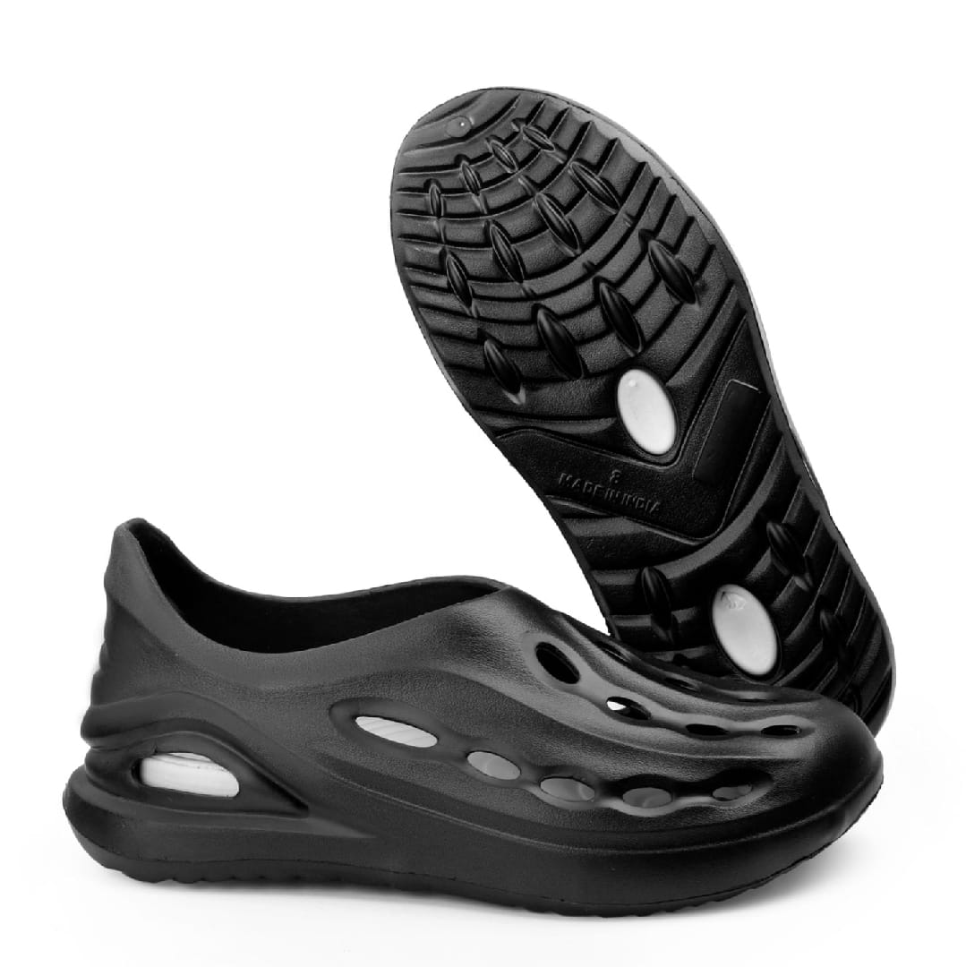 Evanial Mens Stylish Double Color EVA Clogs