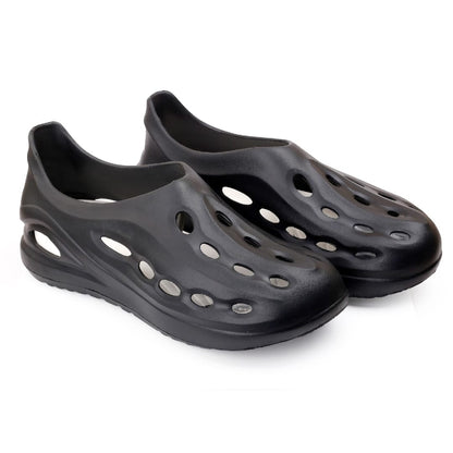 Evanial Mens Stylish Double Color EVA Clogs
