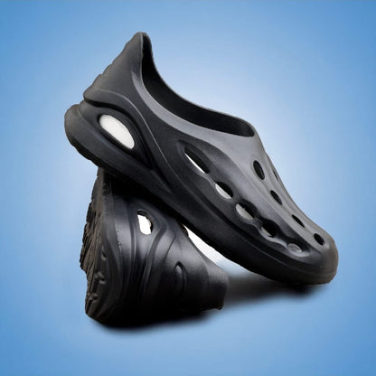 Evanial Mens Stylish Double Color EVA Clogs