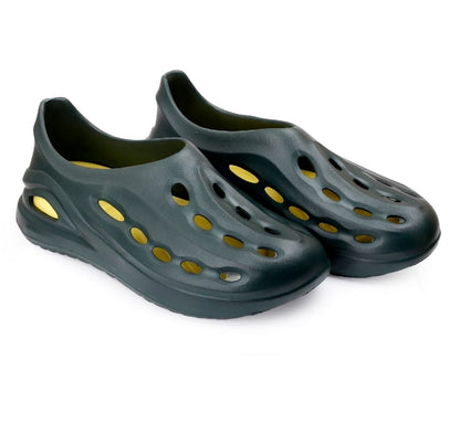 Evanial Mens Stylish Double Color EVA Clogs