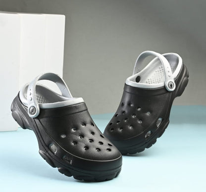 Evanial Mens Marble Pattern EVA Casual Clogs