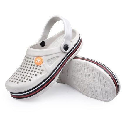 Mens Multi Color Border EVA Clogs – Stylish Striped Casual Wear