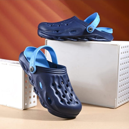 Evanial Mens Double Color EVA Soft Clogs