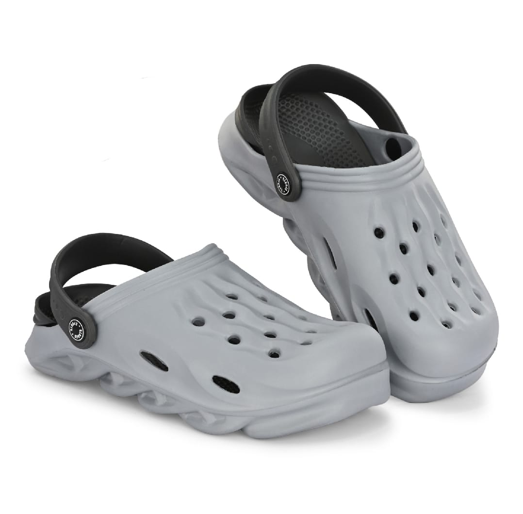 Evanial Mens Double Color EVA Soft Clogs