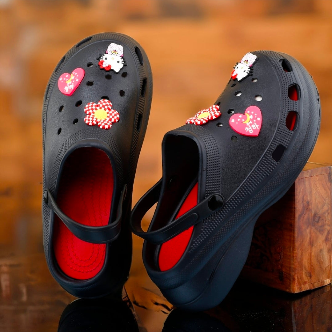 Women Printed Clogs | Colorful Stylish Daily Wear