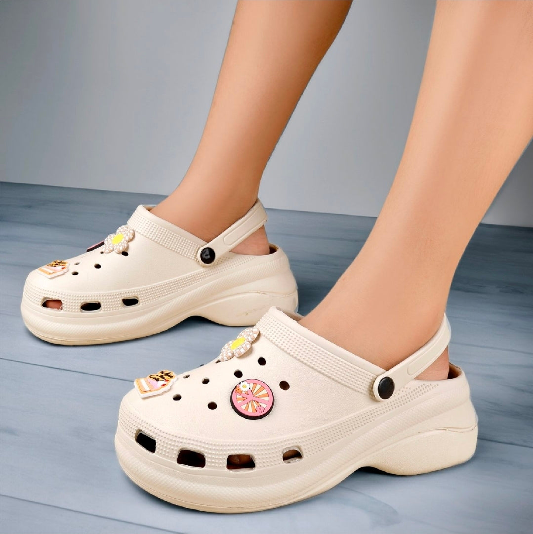 Women Printed Clogs | Colorful Stylish Daily Wear